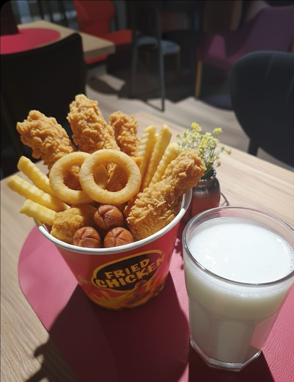 61on Cafe Balıkesir fried chicken bucket